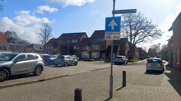 Marktstraat eenrichtingsstraat 