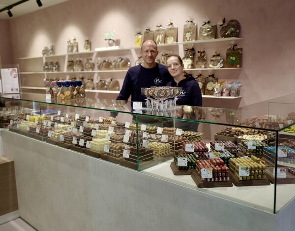Anouk en Ron van chocolaterie Nom Nom