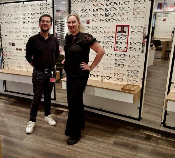Ilona en Michael van opticien Hans Anders